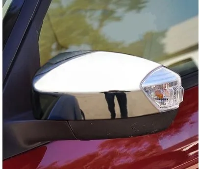

QDARCTIC car Rearview Mirror Cover Cap Shell side mirror cover For Ford S-MAX