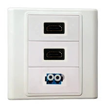 HDMI+ LC, информационная настенная пластина, крышка розетки, настенное крепление, лицевая панель, разъем, порт для домашнего офиса, кабельная система