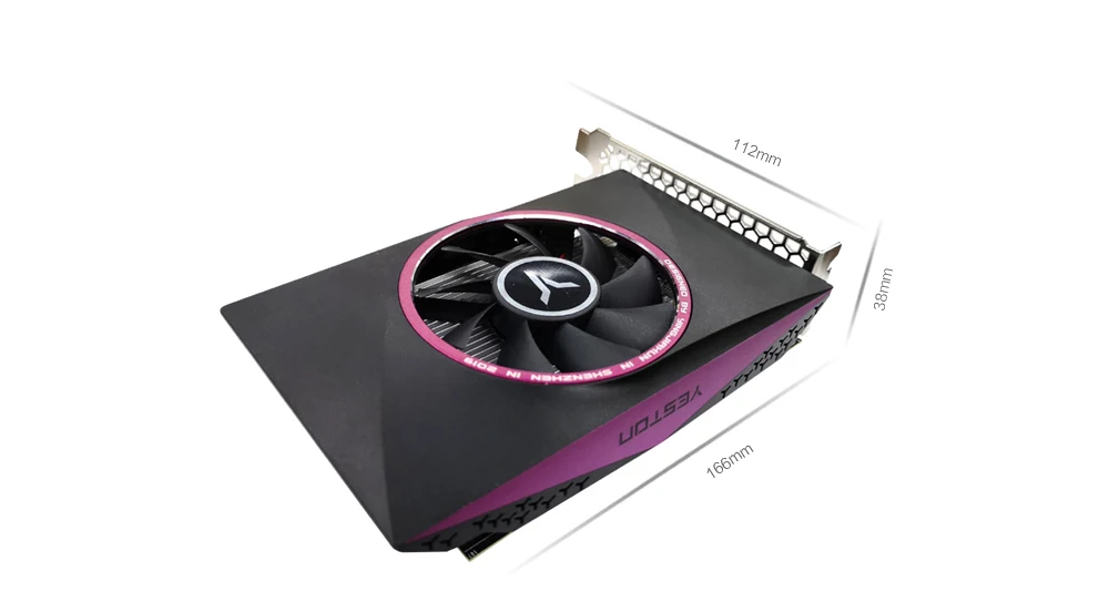 Yeston GeForce GTX 1050Ti GPU 4 ГБ GDDR5 128 бит игровой настольный компьютер ПК видеокарты Ti поддержка DVI-D/HDMI