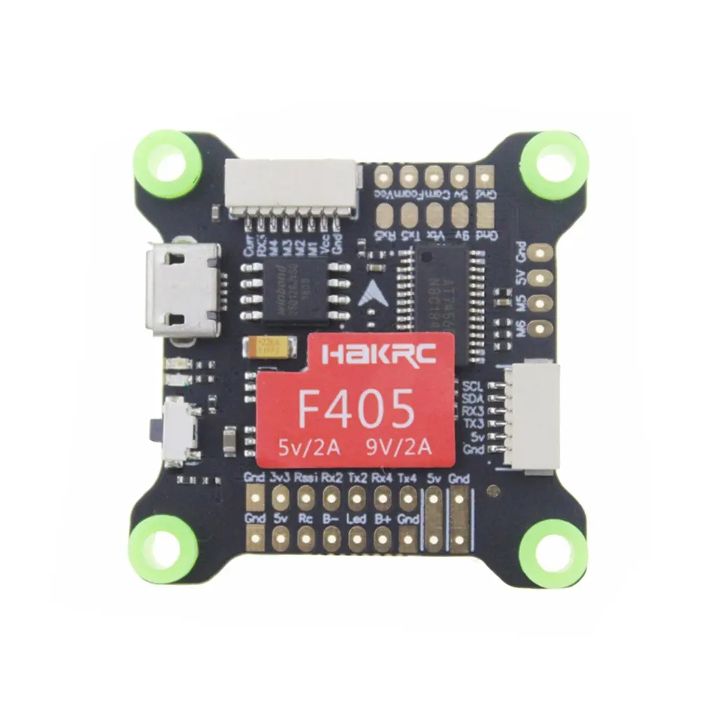 HAKRC F405 Контроллер полета 5 в 9 в двойной BEC OSD 3-9S MPU6000 для RC Дрон FPV гоночные запчасти аксессуар
