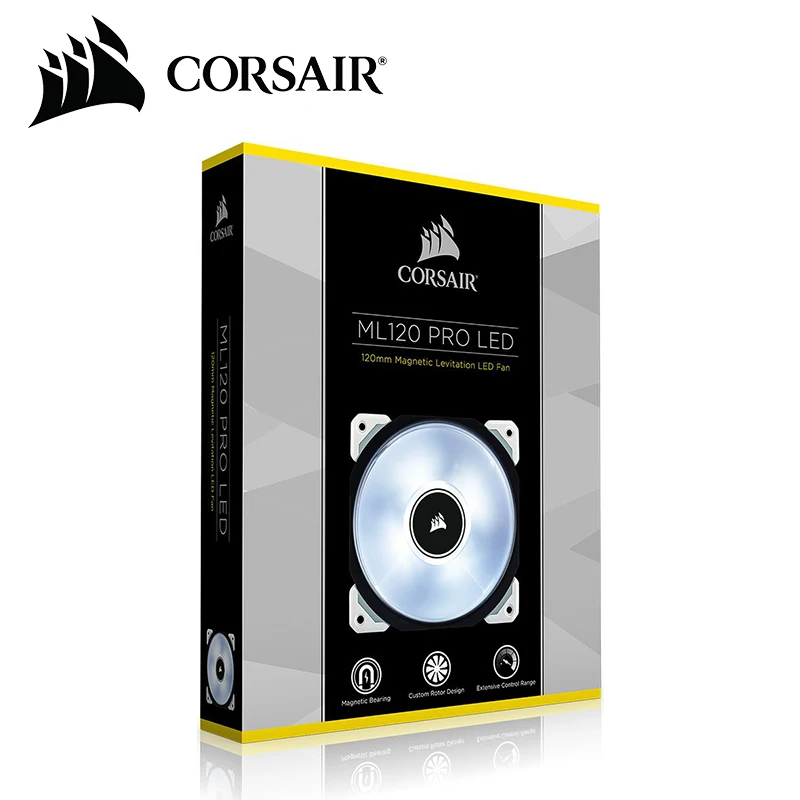 Corsair ML120/ML140 Pro светодиодный Белый Синий Красный 120 мм 140 мм Премиум Магнитный левитационный Вентилятор охлаждения