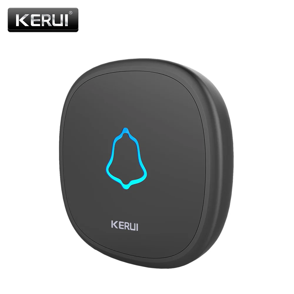 Водонепроницаемый KERUI32 песни сенсорная кнопка Добро пожаловать дверной звонок умный дом сигнализация умный беспроводной дверной звонок для домашней сигнализации безопасности