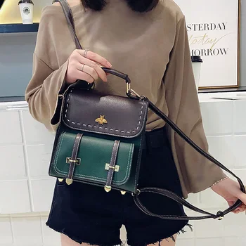 

JIULIN Women Backpack Mochila Shoulder-Bag Female Girls High-Quality Fashion Hot-Sale PU