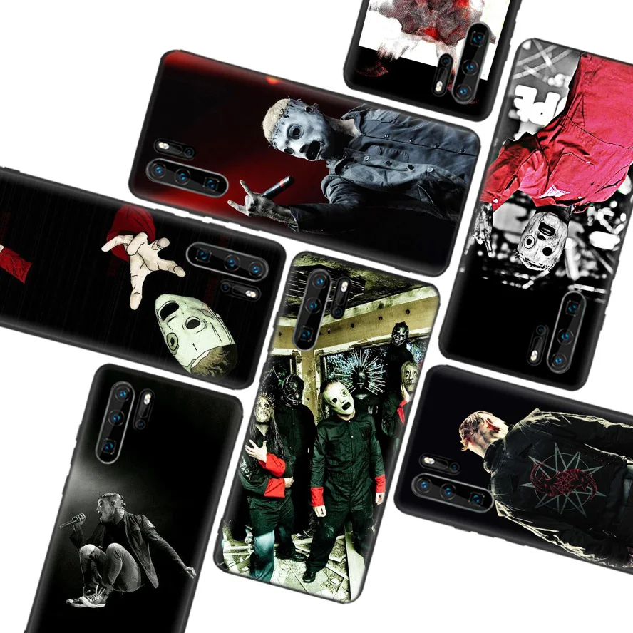 

Slipknot Clown Corey Taylor Black Soft Case for Huawei P30 P20 P10 Lite Pro P Smart Z 2019 Mate 30 10 20 Lite Phone Case Cover