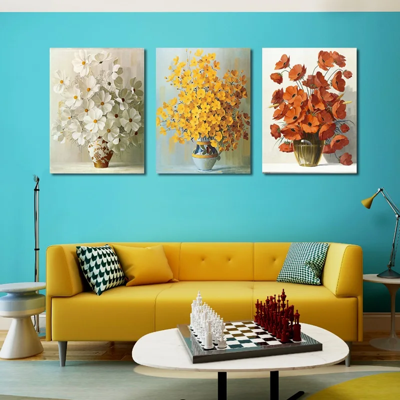 Modern-Minimalist-Potted-Flower-Poster-Red-Yellow-Orange-Flower-Print-Canvas-Painting-Home-Wall-Art-Decoration (3)