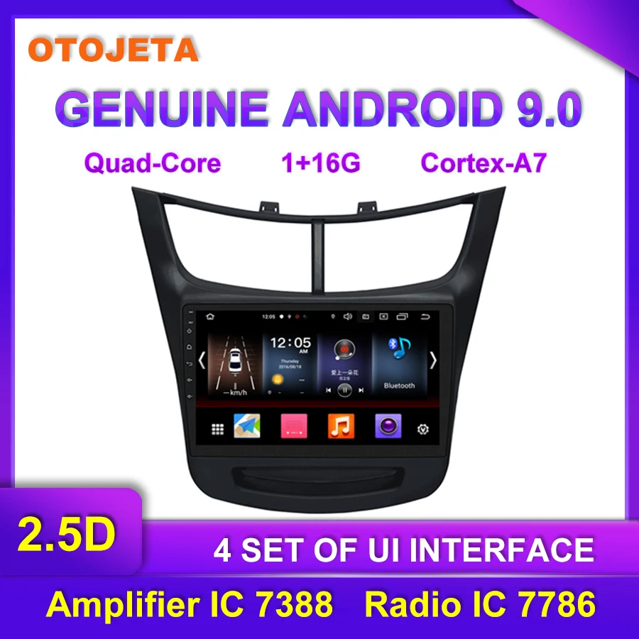 

Factory direct sale OTOJETA Android 9.0 Car Multimedia Radio For 2017 Chevrolet AVEO GPS Bluetooth Navigation Wifi tape recorder