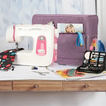 

Sewing Machine Storage Bag Organizer Dust Cover With Pockets Portable Dust Protective Cover Storage ,
