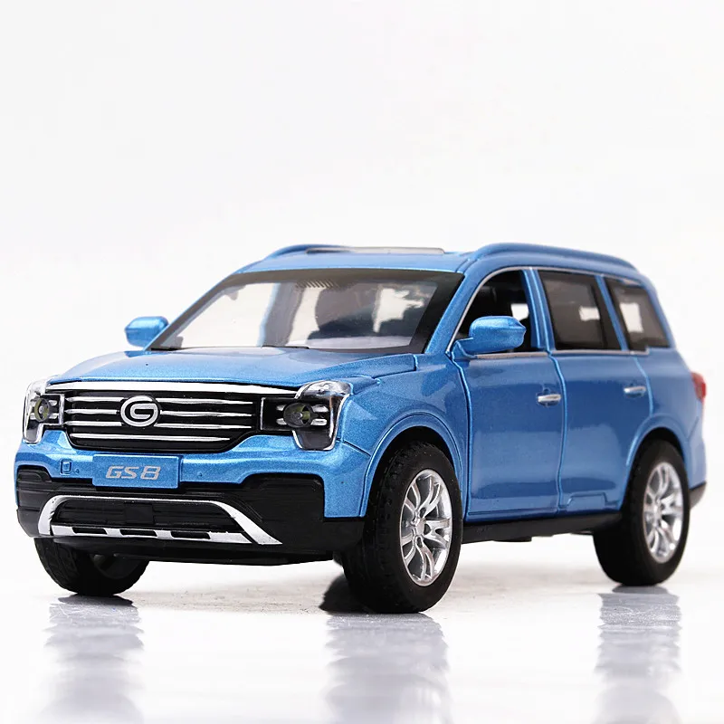 1:32 Diecasts& Toy Vehicles для Trumpchi GS8 модель автомобиля со звуком и светом коллекционная машинка игрушки для мальчика Детский подарок Brinquedos