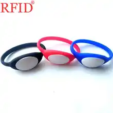 ID 125khz EM4100 TK4100 только для чтения водонепроницаемый силиконовый браслет RFID EM Token Tag карта контроля доступа Быстрая 1 шт