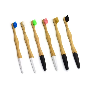 

1138 China 100% biodegradable natural adult bamboo charcoal black toothbrush