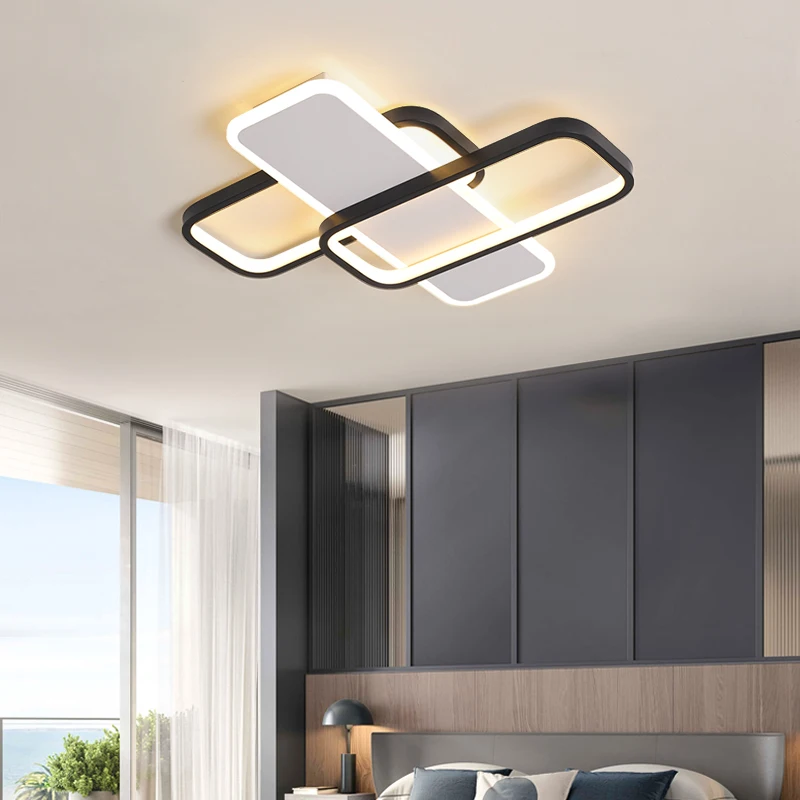 Chandelierrec для гостиной, спальни, низкие потолки, люстры, светильники, современный светодиодный светильник, AC85-265V, домашнее освещение