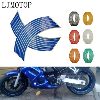 

Motorcycle Wheel Sticker Motocross Reflective Decals Rim Tape Strip For Suzuki DL650 GSXR750 GSXS750 TL1000S B-KING