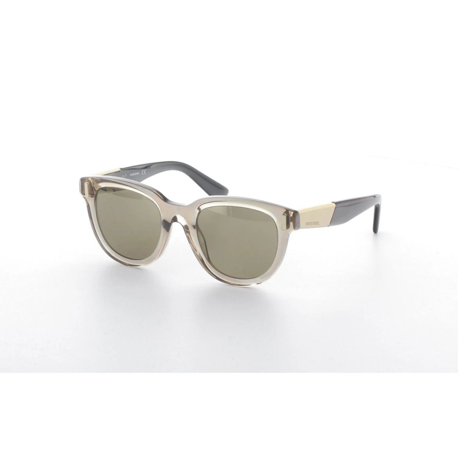 

Women's sunglasses dl 0228 45q bone Brown organic rectangle rectangular 51-22-140 diesel