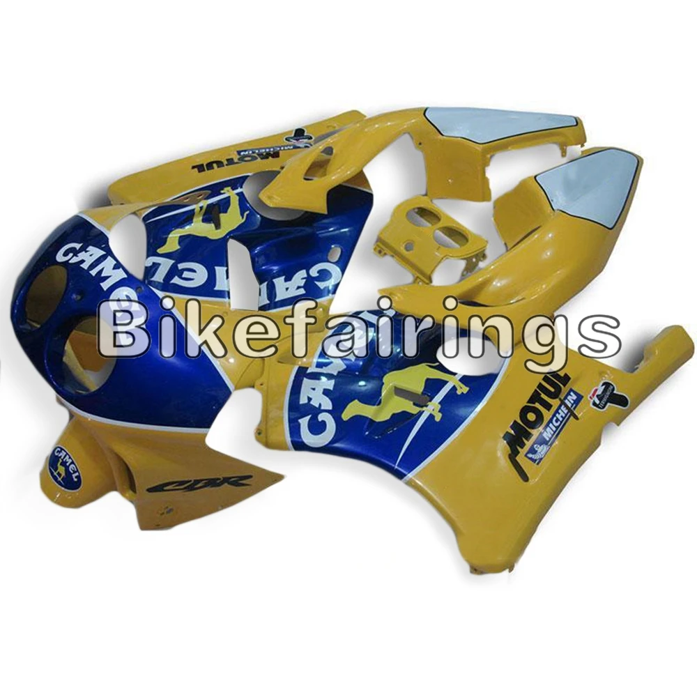 ABS Полный Мотоцикл Обтекатели для Honda CBR250RR CBR250 RR MC22 1990 1991 1992 1993 1994 система впрыска Кузов-блеск для губ цвет желтый, синий; размеры 34–43
