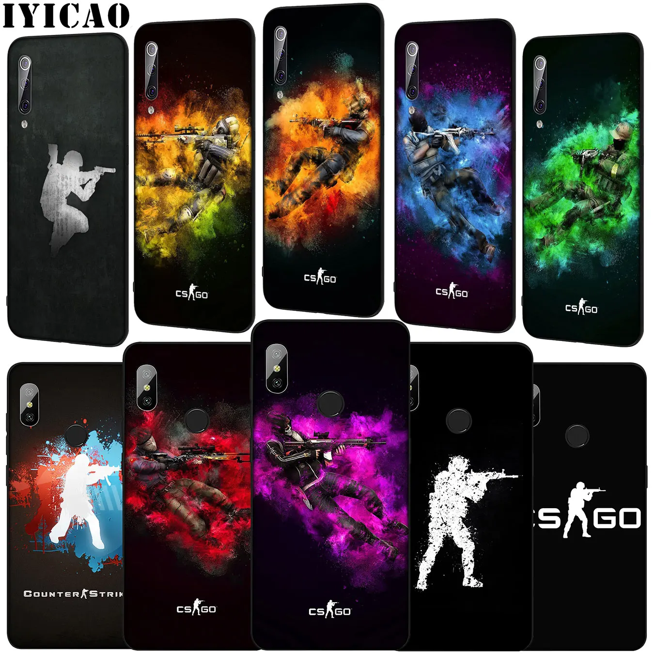 IYICAO Counter Strike CS Go Soft Phone Case for Xiaomi Mi 10 9 9T A3 Pro CC9 CC9E 8 SE A2 Lite A1 6 pocophone f1 Mi9 |
