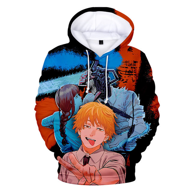 CHAINSAW MAN THEMED 3D HOODIE (9 VARIAN)