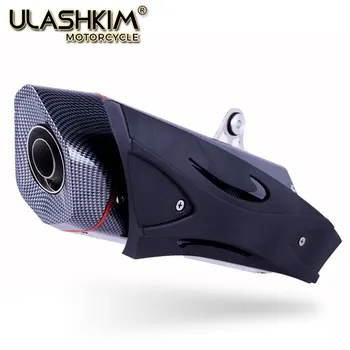 

Universal Motorcycle Carbon Fiber Exhaust Muffler Escape Ninja650 Ninja ZX-6R ZEPHYR750 ZEPHYR750 RS Ninja400R Z400FX Z400GP