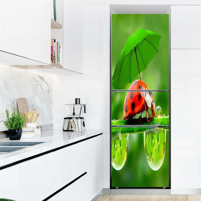 Pegatina Decorativa Puerta 3D Copa Vino | 95 X 215 Cm | Autoadhesiva Impermeable - Renova Tu Hogar