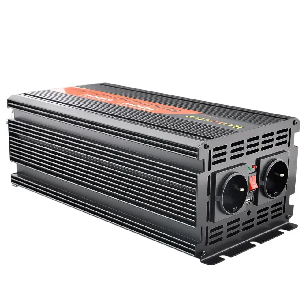 

Inverter Converter Charger Power Inverter 3000W/6000 Watt Modified Sine Wave Inverter 12V dc to 220V 240V ac LCD Display Car RV