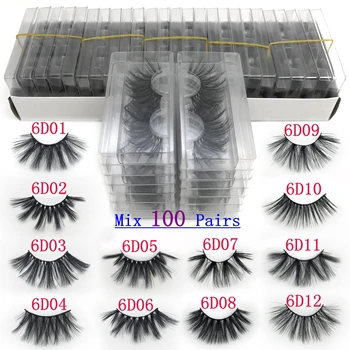 

Wholesale Eyelashes 30/40/50/100pcs 3d Mink Lashes Natural Mink Eyelashes Wholesale False Eyelashes Makeup False Lashes In Bulk