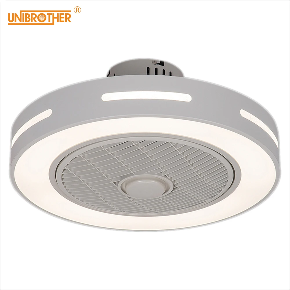 

Modern LED Ceiling Fan Home Decor 220V Remote Control fan lamp Ventilador De Teto Study Living room ceiling fan light Dropship