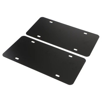 

2Pcs US Cars License Plate Bracket Front mount mounting base Black