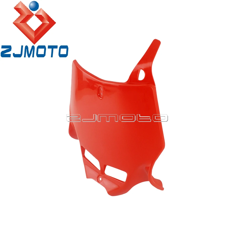 Универсальный Мотоцикл Мотокросс красный передний номерной знак для Honda XR CR CRF 230 250 450 650