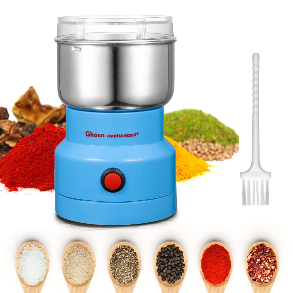 Powerful Grains Spices Grinder Cereals Coffee Dry Food Chopper Processor  Blender Pepper Mill Grinding Machine Home Kitchen Tools L0309 From  Mengyang09, $31.86