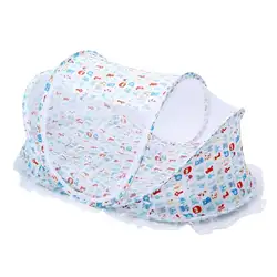 Детская дышащая Складная колыбель с москитной сеткой для младенцев, покрывало для кровати с подушкой, Монгольская москитная сетка, не