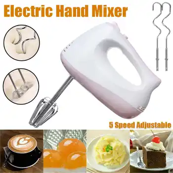

200W Hand Mini Mixer Food Blender 5 Speed Control Multifunctional Food Processor Kitchen Mini Electric Manual Cooking Tools