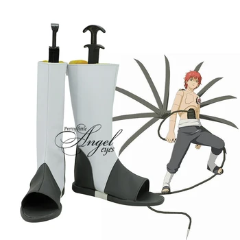 

Anime NARUTO Akatsuki Sasori Deidara Cosplay Shoes White Boots Custom Made