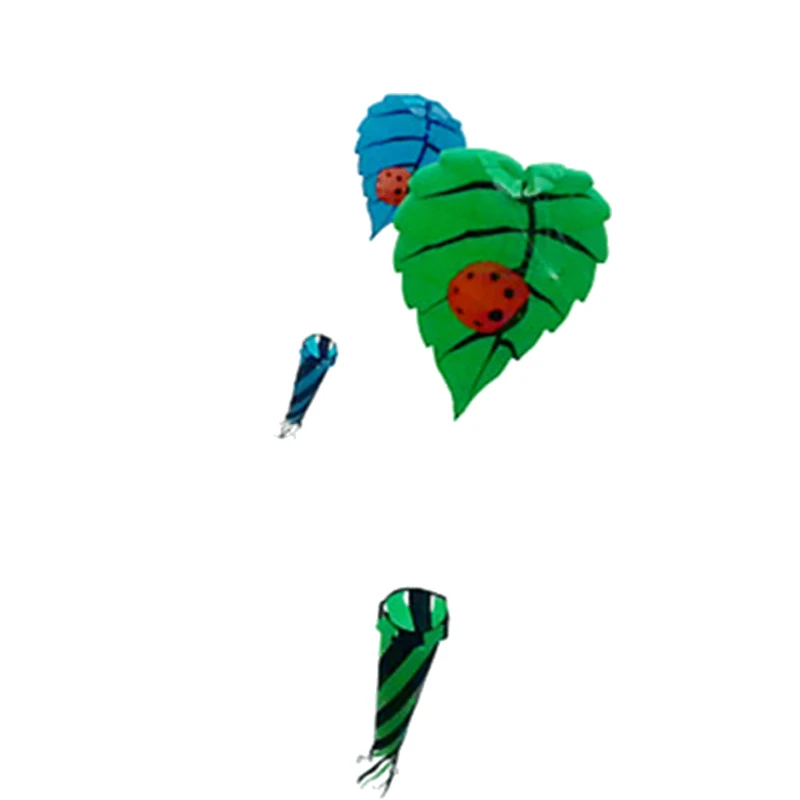 

free shipping large leaves kite flying outdoor soft kite nylon fabric pendant windsock kite factory watermelon kite adults kites