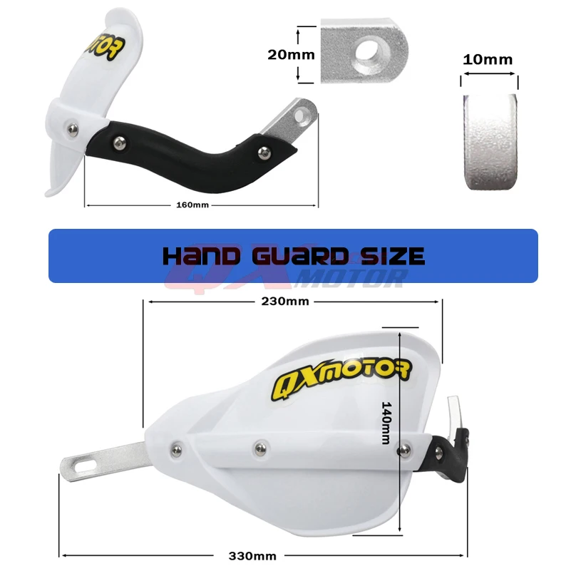 Motorcross Dirt Bike Handlebar HandGuards For KTM SX SXF EXC CRF YZF KXF 7/8\