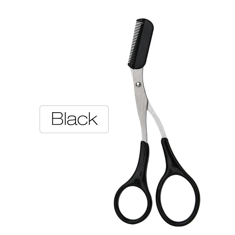 ROSALIND ножницы для бровей Триммер с гребнем лезвия бритва заколки для волос щипчики в форме гребень для бровей инструменты для бровей - Цвет: BT029-03