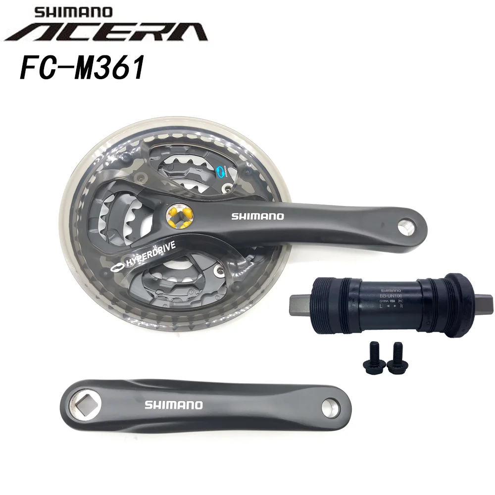 Shimano FC M361 MTB шатун для горного велосипеда 7 8 Скорость 3x8 24s рукоятки 42 32 22T 48 38 28T т 170