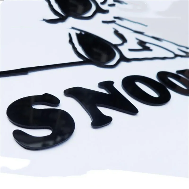 diy Cartoon Dog Mirror 3D Wall Stickers room decoration For Kids rooms Decor living room TV background wall art home decor mural (4)