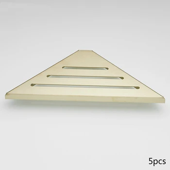 

Brushed Gold Corner Storage Holder Shelves Bathroom Accessories Corner Shelf Stainless Steel Adhesive Frame Tripod Shower Corner