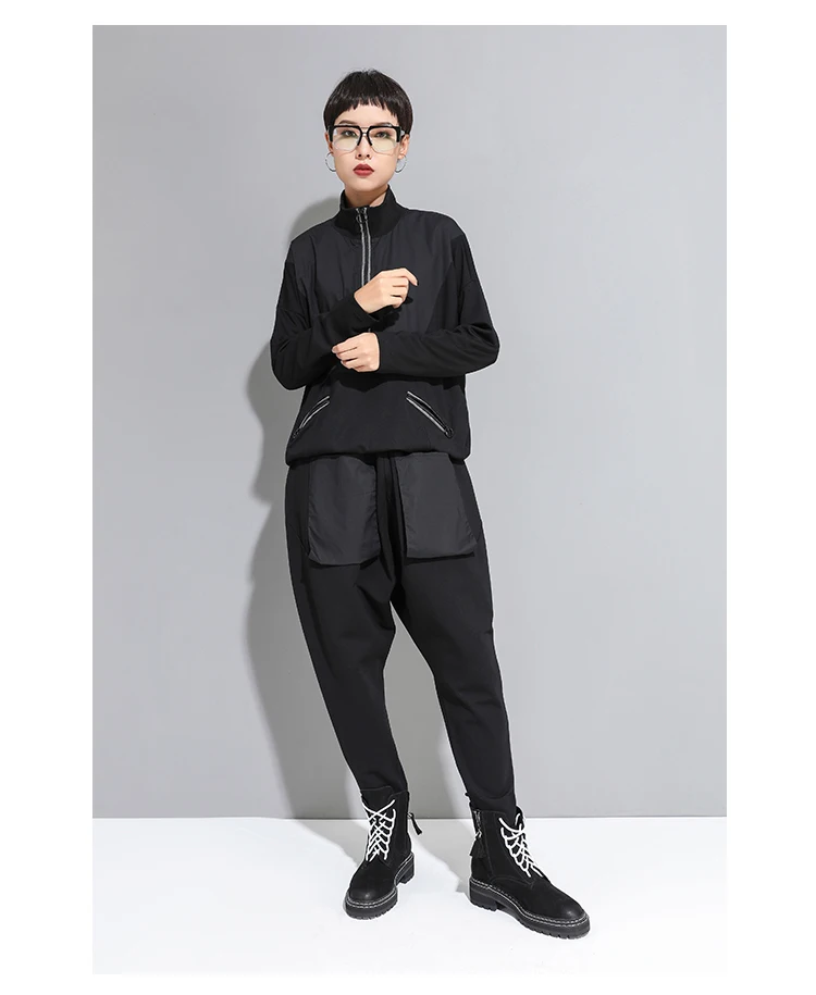 New Autumn Turtleneck Black T shirts Women Long Sleeve korean clothes Loose Plus size pullover top Female Fashion Tide Tee