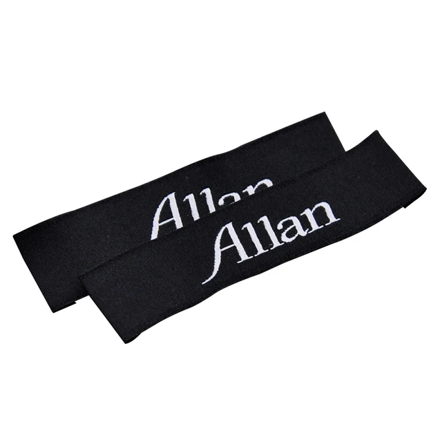 Étiquettes de vêtements avec nom personnalisé pour Logo de marque textile, étiquette en tissu à coudre, étiquettes tissées personnalisées pour vêtements 1