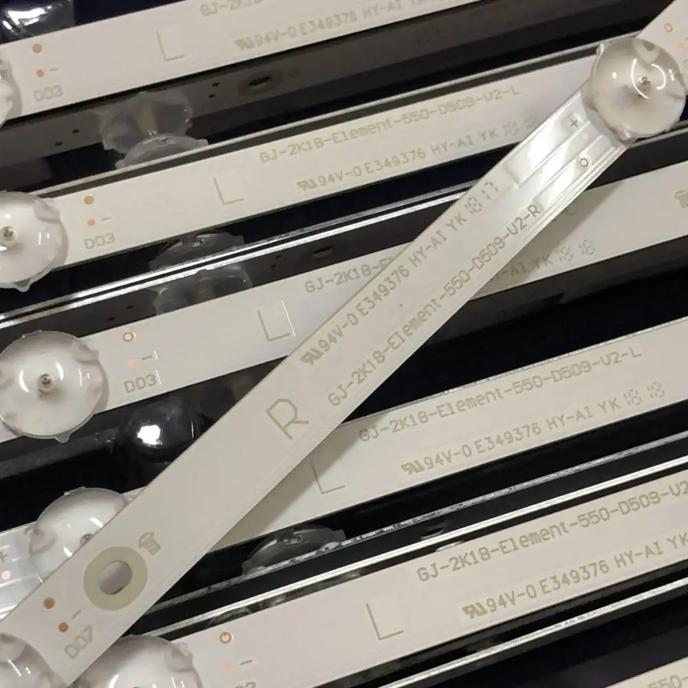10개 LED 스트립 LB55135 V1_01 LBM550M0501-PJ-4 LBM550M0401-PK-5 E4sw5518rku NS-55DF710NA19 55UN70006LA 55BB00-CKD 55ABG2
