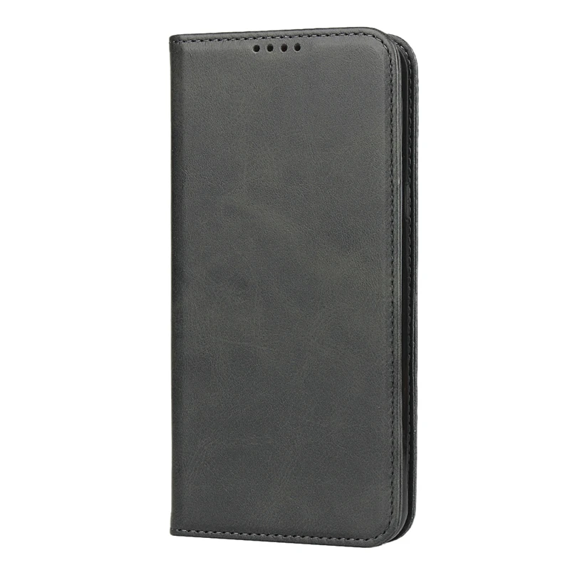 Black В виде книжки с подставкой с рисунком чехол для Samsung Galaxy S8 S9 плюс S10 5G Note 8 9 10 Pro A10 A20E A30 A40 A50 A60 A70 чехол из натуральной кожи с магнитной застежкой и крышка - Цвет: Black