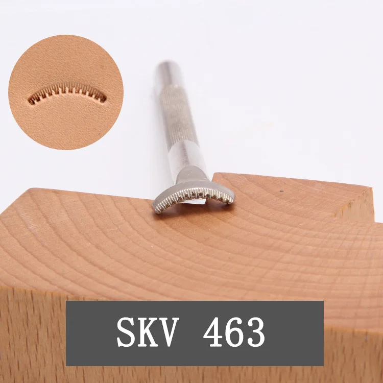 1 шт. DIY кожаный инструмент для печати кожаное рабочее седло инструменты для изготовления резьбы Кожа ремесло штампы ручной работы кожевенное ремесло инструменты - Цвет: SKV 463