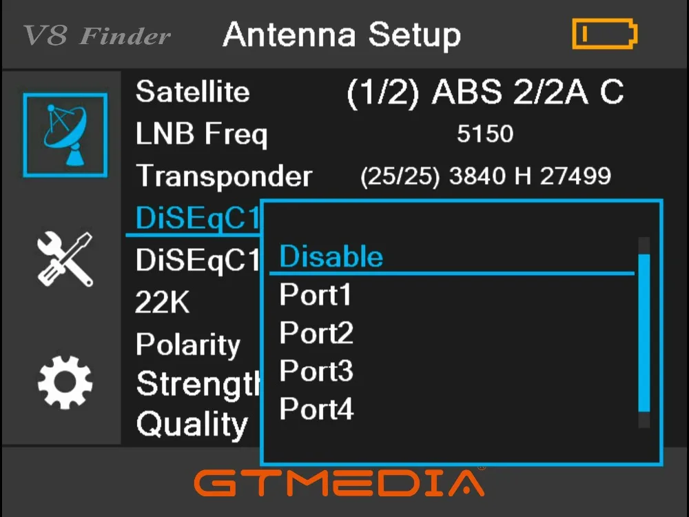 V8 Finder Meter SatFinder Цифровой спутниковый Finder DVB S/S2/S2X HD 1080P приемник ТВ сигнала спутниковый декодер определение местоположения
