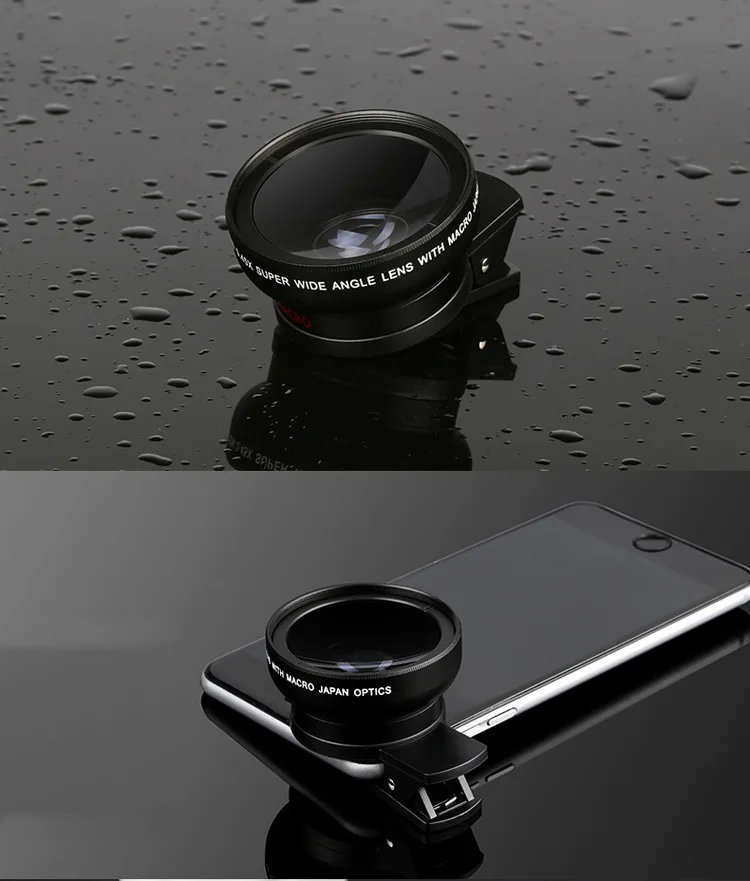37 мм 0.45X Zoom teleobjetivo telescopio монокуляр объектив для телефона для iPhone 11 Xs Max XR X 8 telefono Intelige