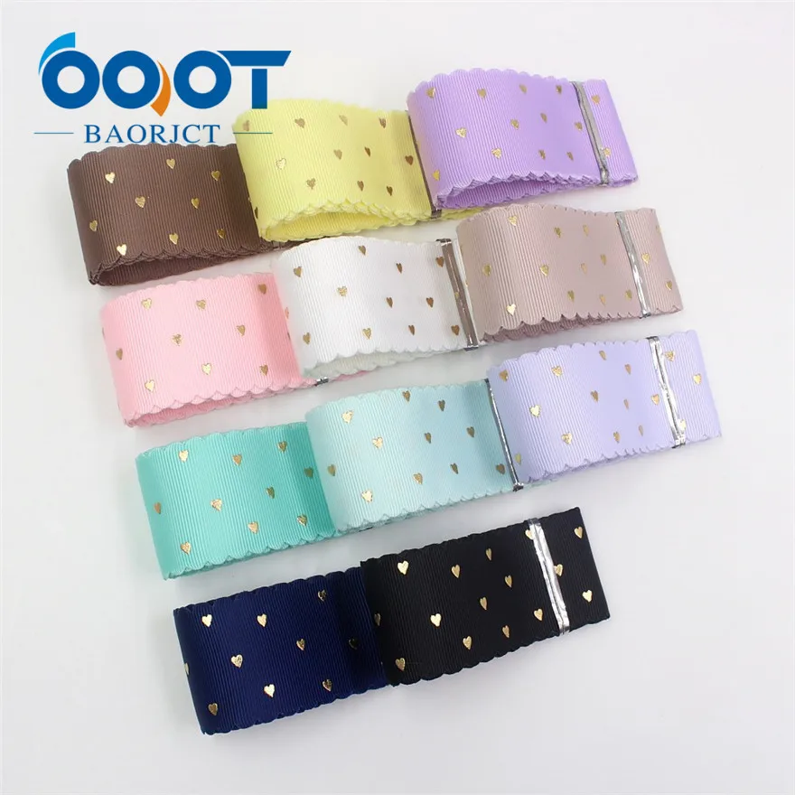 OOOT BAORJCT I-19729-1759, 38 мм, 10 ярдов сплошной цвет горячего тиснения лук-узел корсажные ленты, лук крышка DIY аксессуары украшения - Цвет: 11 each one yards