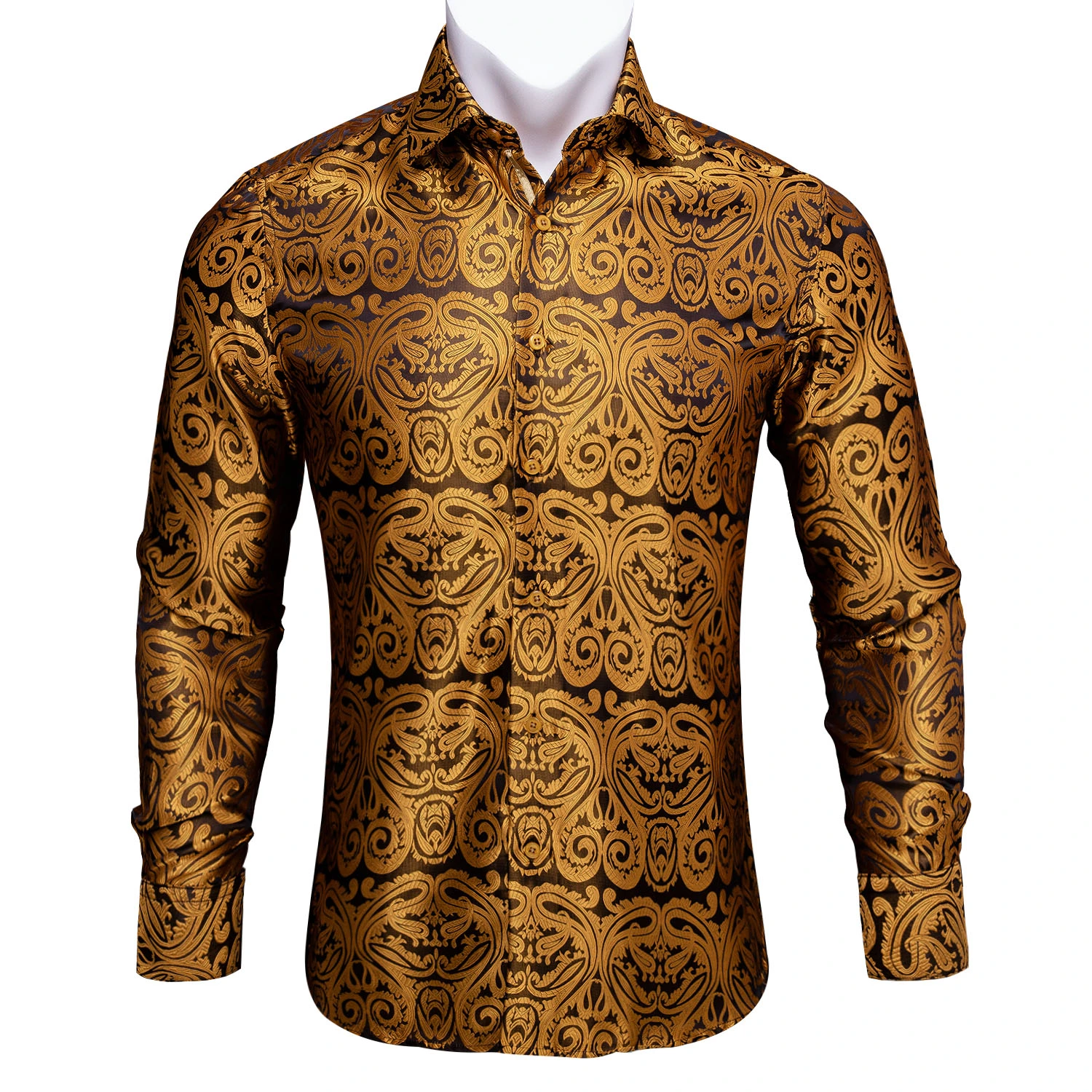 Gold paisley shirt Clearance