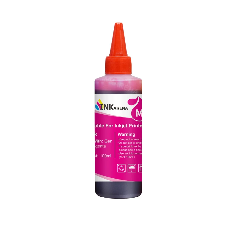 INKARENA Refill Ink Kit For Epson For Canon Dye Ink For HP For Brother Printer CISS Ink and Refillable Printer Ink Cartridges