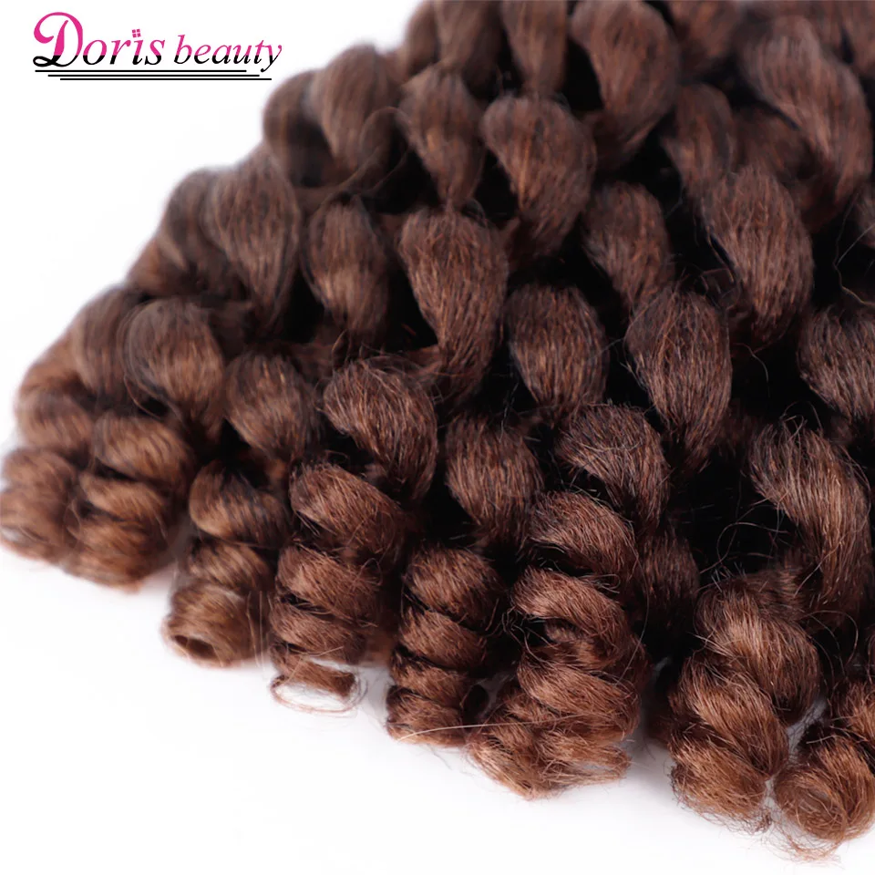 8 дюймов Омбре плетение волос Jumpy Wand Curl вязание крючком косы ямайский отскок синтетический вязание крючком наращивание волос Kanekalon для