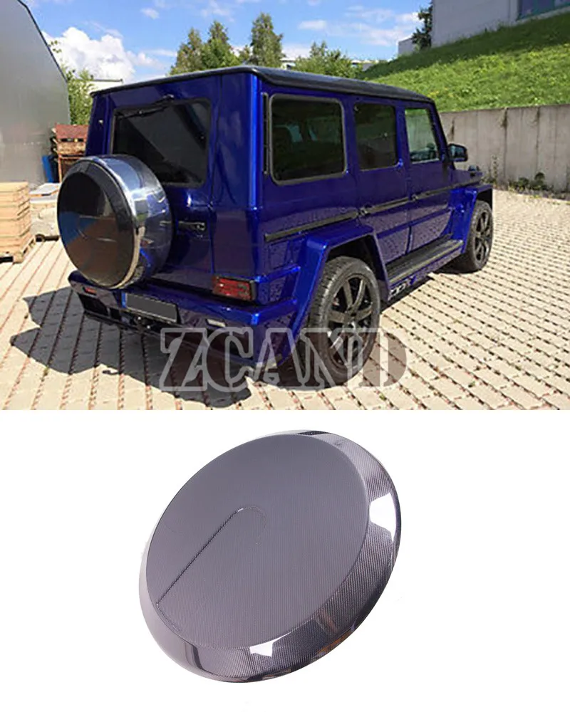 Real Carbon Fiber Spare Wheel Tire Cover For BENZ W463 G-Class G500 G55 G63 02-14 | Автомобили и мотоциклы