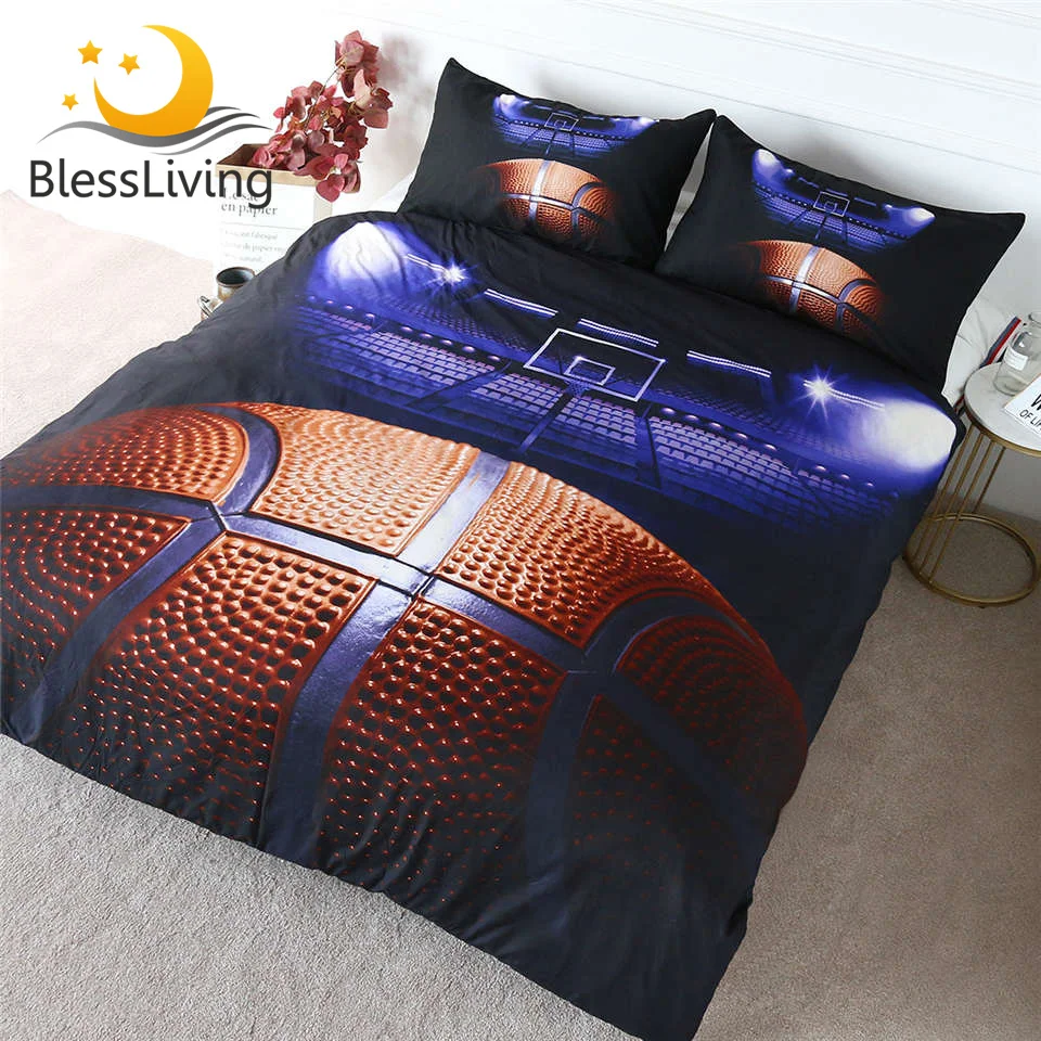 Комплект постельного белья blesslive Basketball Curt для мальчиков подростков с 3D принтом